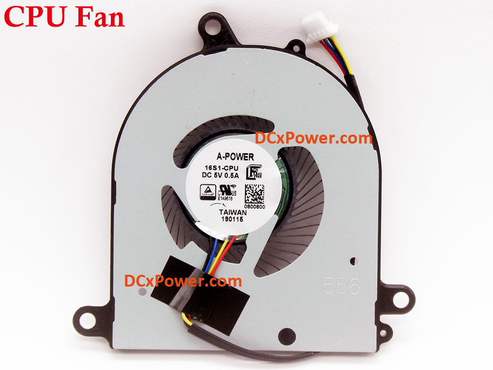 Laptop Internal Fan for MSI Modern 15 A4M MS-155K Series CPU GPU Cooling Inside Left Right Cooler Assembly Genuine (image for) Laptop Internal Fan for MSI Modern 15 A4M MS-155K Series CPU GPU Cooling Inside Left Right Cooler Assembly Genuine